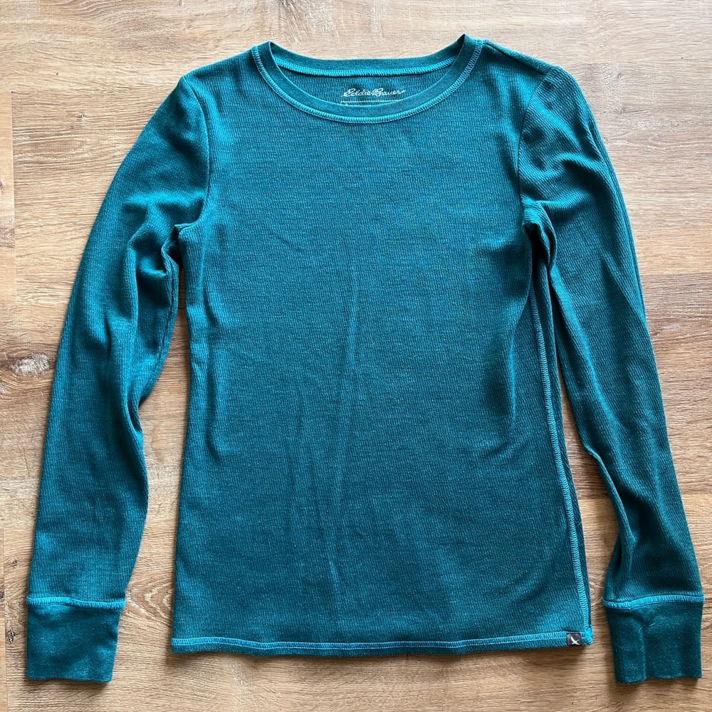 Eddie Bauer waffle knit long sleeve shirt